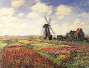 Claude Monet Tulip Fields in Holland oil painting
